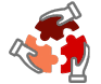 Hands joining puzzle pieces representing custom training program design